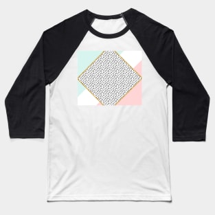 Mint and blush ethereal geometry Baseball T-Shirt